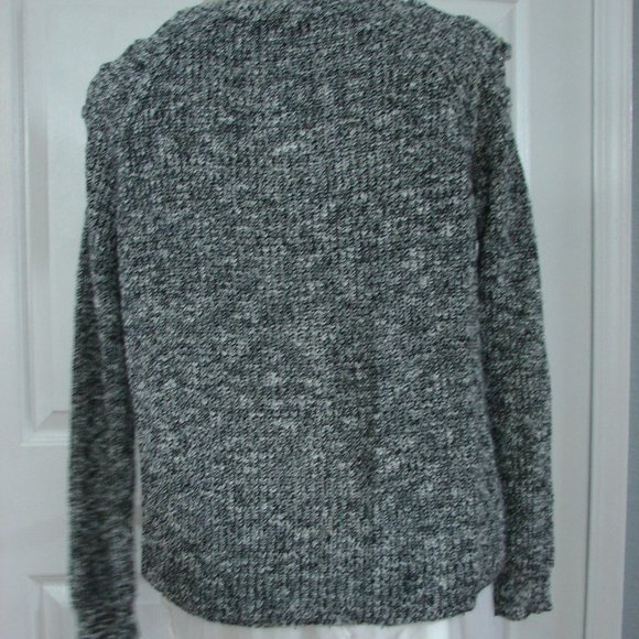 Black Ash Corset Sleeve Sweater Scoop Bottom - Picture 5 of 16